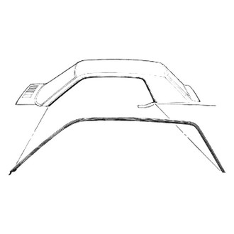 Goodmark® - Roof Rail Weatherstrip Set