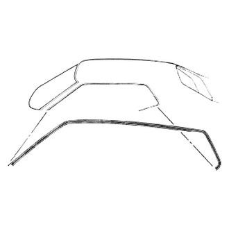 Goodmark® - Roof Rail Weatherstrip Set