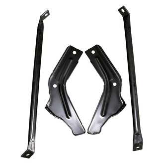 Goodmark® - Front Inner and Outer Driver and Passenger Side Bumper Bracket Set