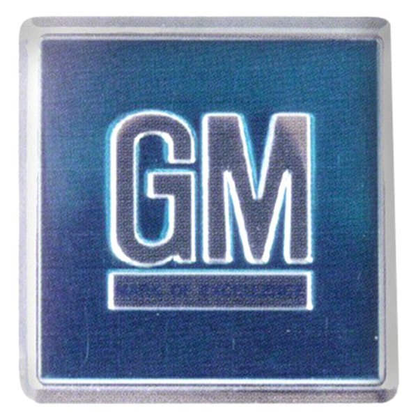 Goodmark® - "GM" Aqua Door Jamb Emblem