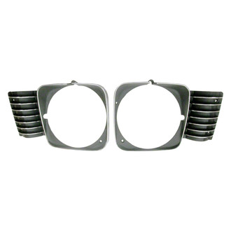 Goodmark® - Driver and Passenger Side Headlight Bezel Set