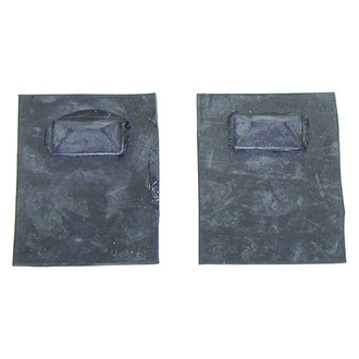 Goodmark® - Rear Driver and Passenger Side Rocker Panel Drain Flap Set