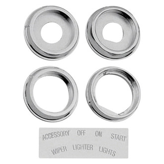 Goodmark® - Dash Knob Bezels