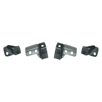 Goodmark® - Rear Inner and Outer Driver and Passenger Side Bumper Bracket Set