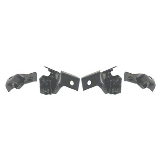 Goodmark® - Rear Inner and Outer Driver and Passenger Side Bumper Bracket Set