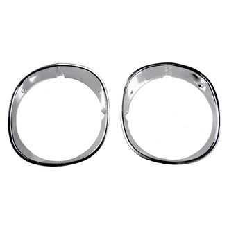 Goodmark® - Driver and Passenger Side Headlight Bezel Set