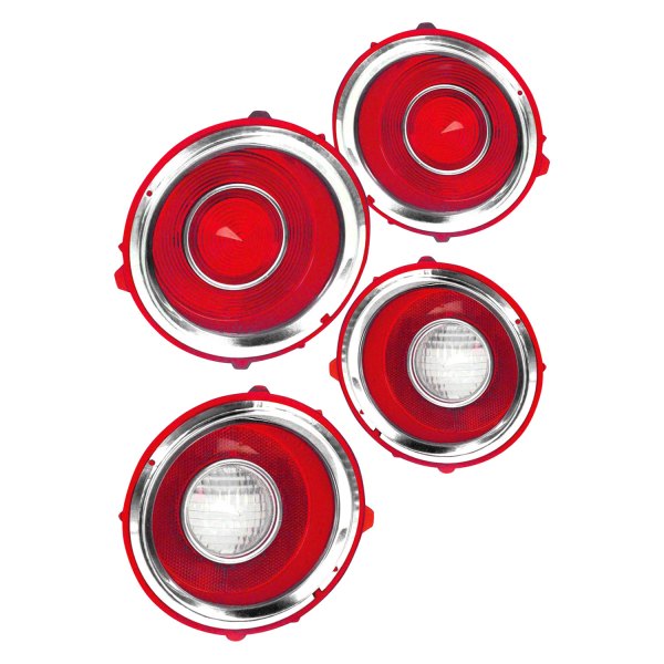 Goodmark® - Driver Side Replacement Tail Light Lenses, Chevy Camaro