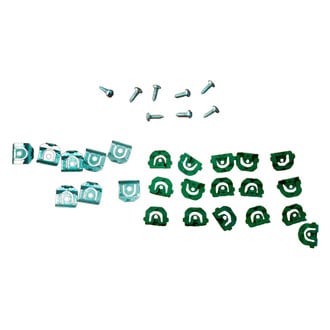 Goodmark® - Front Windshield Molding Clip Set
