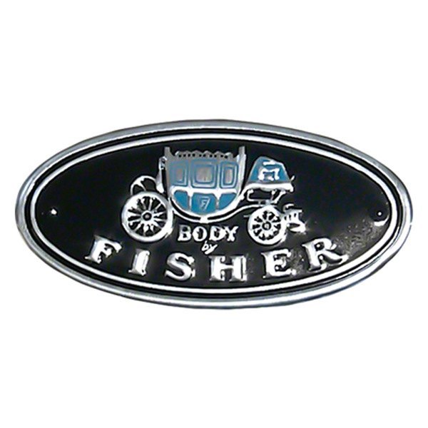 Goodmark® - "Body by Fisher" Quarter Panel Emblem