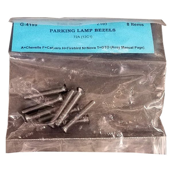 Goodmark® - Parking Light Bezel Screw Kit