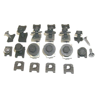 Goodmark® - Front Driver and Passenger Side Fender Extension Hardware Set