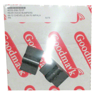 Goodmark® - Rear Hood Bumpers