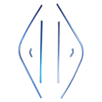 Goodmark® - Roof Drip Rail Molding Set