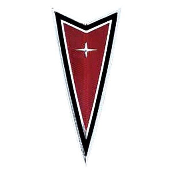 Goodmark® - "Arrowhead" Red Bumper Emblem