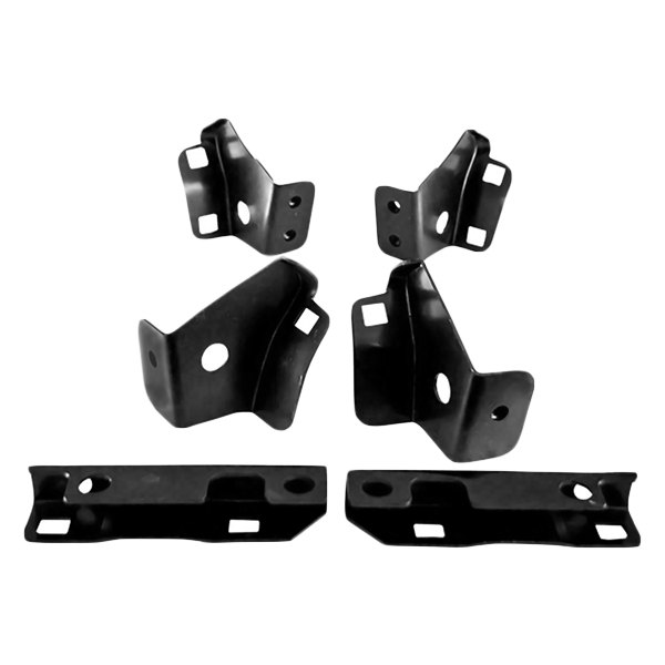 Goodmark® - Rear Driver and Passenger Side Bumper Bracket Set