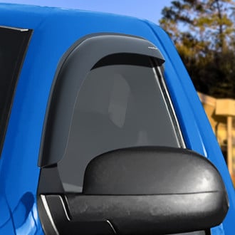 Goodyear Accessories - Tape-On Smoke Front Side Window Deflectors