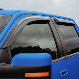 Goodyear Accessories - Tape-On Smoke Front and Rear Side Window Deflectors
