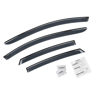 Goodyear Accessories - Tape-On Smoke Front and Rear Side Window Deflectors