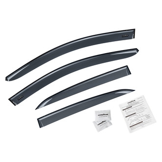 Goodyear Accessories - Tape-On Smoke Front and Rear Side Window Deflectors
