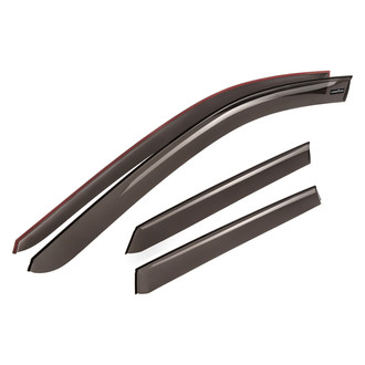 Goodyear Accessories - Tape-On Smoke Front and Rear Side Window Deflectors