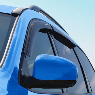 Goodyear Accessories - Tape-On Smoke Front and Rear Side Window Deflectors