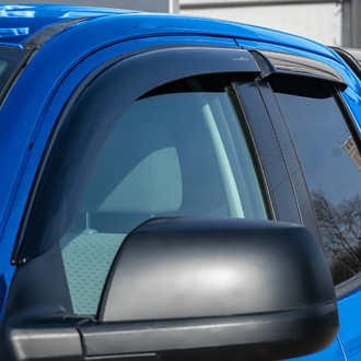 Goodyear Accessories - Tape-On Smoke Front and Rear Side Window Deflectors