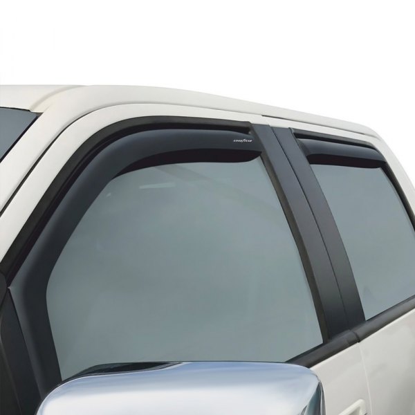 Goodyear Accessories - Shatterproof In-Channel Side Window Deflectors Set