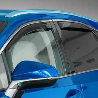 Goodyear Accessories - In-Channel Smoke Front and Rear Side Window Deflectors