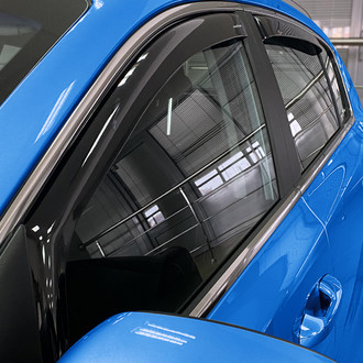 Goodyear Accessories - In-Channel Smoke Front and Rear Side Window Deflectors