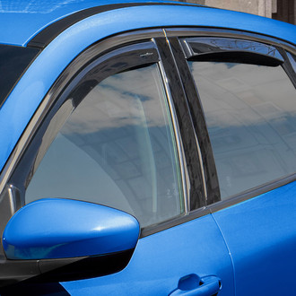 Goodyear Accessories - In-Channel Smoke Front and Rear Side Window Deflectors