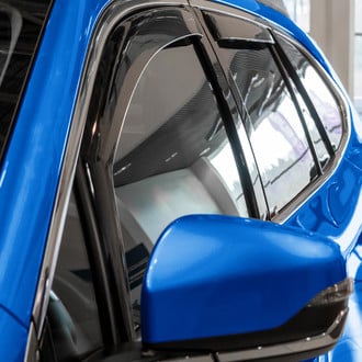 Goodyear Accessories - In-Channel Smoke Front and Rear Side Window Deflectors
