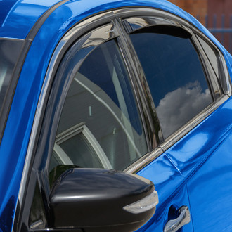 Goodyear Accessories - In-Channel Smoke Front and Rear Side Window Deflectors