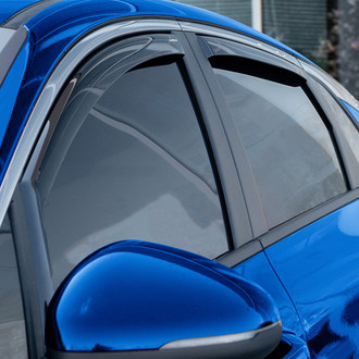 Goodyear Accessories - In-Channel Smoke Front and Rear Side Window Deflectors