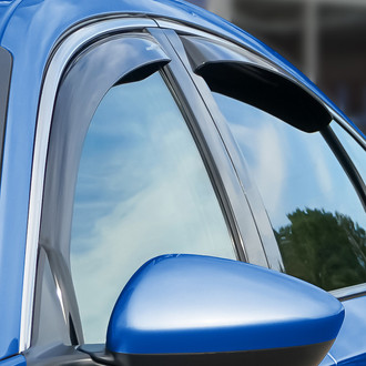 Goodyear Accessories - In-Channel Smoke Front and Rear Side Window Deflectors