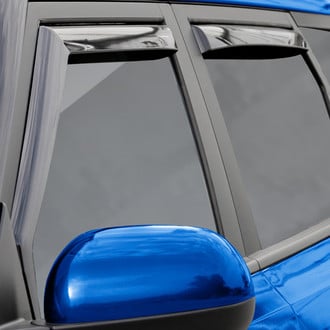 Goodyear Accessories - In-Channel Smoke Front and Rear Side Window Deflectors