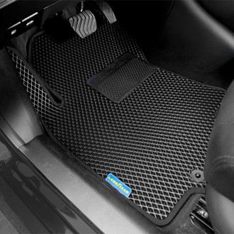 Goodyear Accessories - All-Weather 1st & 2nd Row Black Rubber Floor Mat Set