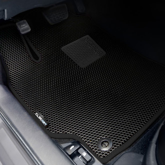 Goodyear Accessories - All-Weather 1st & 2nd Row Black Rubber Floor Mat Set
