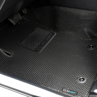 Goodyear Accessories - All-Weather 1st & 2nd Row Black Rubber Floor Mat Set