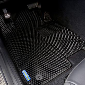 Goodyear Accessories - All-Weather Black Rubber Floor Mat Set