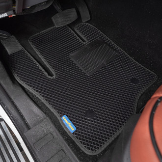 Goodyear Accessories - All-Weather 1st & 2nd Row Black Rubber Floor Mat Set