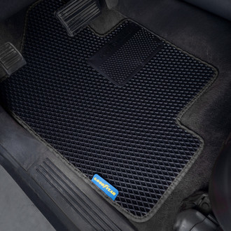 Goodyear Accessories - All-Weather Black Rubber Floor Mat Set