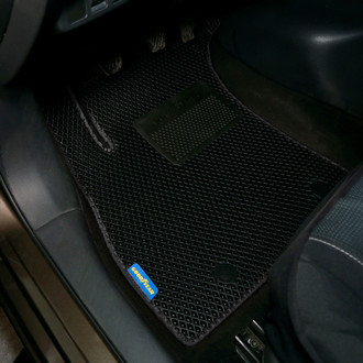 Goodyear Accessories - All-Weather 1st & 2nd Row Black Rubber Floor Mat Set