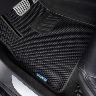 Goodyear Accessories - All-Weather 1st & 2nd Row Black Rubber Floor Mat Set