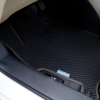 Goodyear Accessories - All-Weather 1st & 2nd Row Black Rubber Floor Mat Set