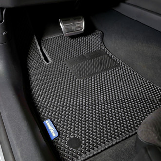 Goodyear Accessories - All-Weather 1st & 2nd Row Black Rubber Floor Mat Set