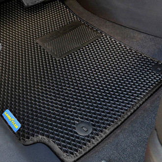 Goodyear Accessories - All-Weather 1st & 2nd Row Black Rubber Floor Mat Set