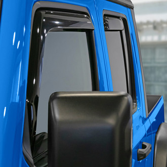 Goodyear Accessories - In-Channel Smoke Front and Rear Side Window Deflectors