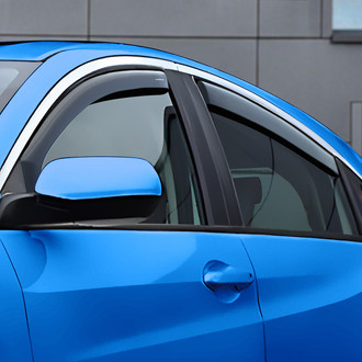 Goodyear Accessories - In-Channel Smoke Front and Rear Side Window Deflectors