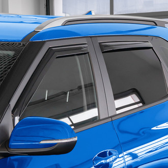 Goodyear Accessories - In-Channel Smoke Front and Rear Side Window Deflectors
