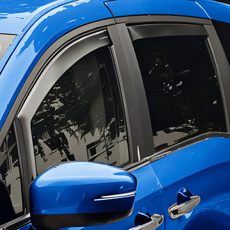 Goodyear Accessories - In-Channel Smoke Front and Rear Side Window Deflectors